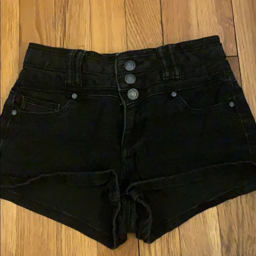 Denim shorts